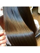 【カラーしながら髪質改善】超高濃度水素カラー後の毛髪水分量が大幅UP♪