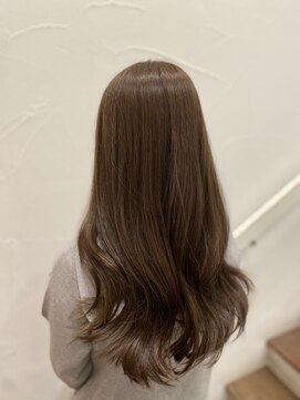 アッシュ 中目黒店(Ash) ブリーチをしないナチュラルベージュカラー