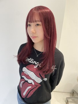 ハイブ 金沢(Hive) ワインレッド　レイヤースタイル