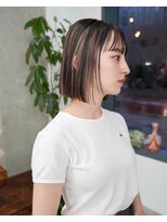 アペロ 柏(Apero)&nbsp;インナーカラーベージュ○ボブ