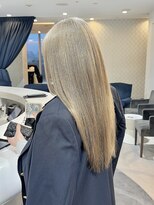 エアー 青山(AIR) ハイトーンカラーブロンドベージュミルクティーベージュ