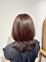 ヘアーポケット 恵比寿(hair pocket)&nbsp;まとまるセミロングレイヤー/髪質改善/艶カラー/小顔/30代/40代