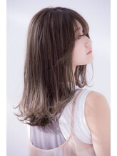 インパークス 王子店(INPARKS)&nbsp;抜け感ミディアム×ミルクティーベージュ 【王子駅】