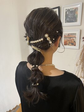 ロカ(Roca) 編み下ろし☆結婚式☆お呼ばれヘア