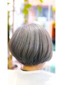 【脱白髪染】グレイヘア（白髪）のファッションカラー5