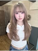 透明感カラー/髪質改善/縮毛矯正/レイヤーカット/ダブルカラー