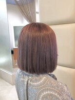 ユニットコンプレックス 名取店(UNIT complex) 大人可愛いシースルーピンクボブ