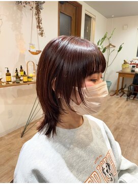 レター(Letter) パープル×ウルフスタイル