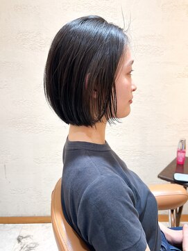 モリオ フロム ロンドン サッポロファクトリー店(morio FROM LONDON) 【morio】札幌ボブ　ぱつっと収まるナチュラルボブ