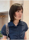 【晴音】ボブウルフ/顔周りレイヤー/艶髪/20代/博多