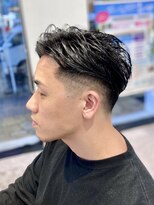 イメージア ボーノ相模大野店(IMAGE-A) 【相模大野カット】爽やか好印象アップバングフェード