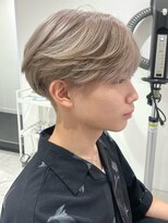 ノーム(NORME)&nbsp;ホワイトブロンド/毛流れヘア/韓国メンズヘア/20代30代