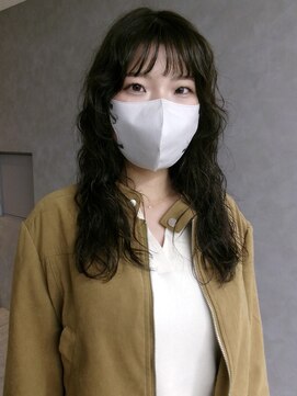 ジュール(JOULE'S) 海外風パーマ×透明感抜群オリーブカラー