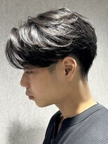 テクト バイアッシュ 吉祥寺店(Tect by Ash)&nbsp;フェザーパーマセンターパート毛流れフェザーショート吉祥寺