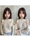２０代３０代４０代◎髪質改善韓国似合わせ小顔カット