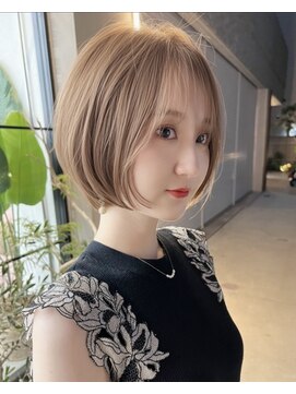 サンド 大阪梅田(sand) オリーブグレー/ココアベージュ/クラゲヘアー