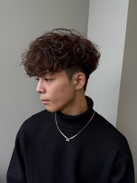 リッチブランドアンドコー(Rich Brand&Co) スパイキーショート　フェード　スペインカール　ルーズパーマ