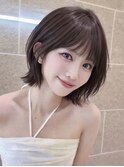 ブリーチなし透明感カラーグレージュケアカラーレイヤー