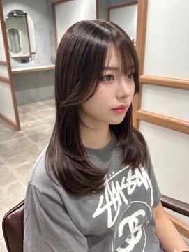 シャルム 溝の口店(charme) ワンホンレイヤーニュアンスウルフダークブルー