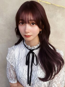 ロンドガーネット 池袋(Lond garnet) ダークラベンダー/くびれレイヤー/韓国巻き/顔周りカット/池袋