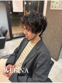 癖毛を活かしたメンズカット