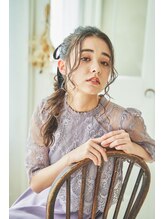 シャルメ 三宮店(CHARMER) 結婚式に◎編みポニー