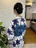 浴衣の着付けヘアセット