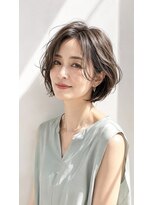 アッシュ 学芸大学店(Ash)&nbsp;ショートボブ/大人女性/シアーグレージュ/白髪ぼかし/脱白髪染め