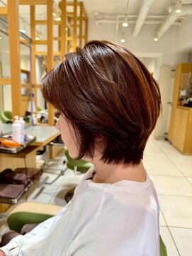 アース モード 新小岩店(EARTH/M) 大人ショート×モカブラウン
