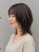 トゥルートラスト 和戸店(True Trust)&nbsp;レイヤーウルフ ダークアッシュ 韓国風レイヤーカット