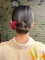 ラトリエコンタン(L´atelier Content)&nbsp;七五三　タイトシニヨンママさんスタイル