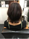 ふんわり感が大人可愛い♪切りっぱなし外ハネミセスボブ
