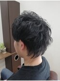 ツーブロショート