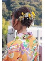 ビアージュ(Viage)&nbsp;【バックカチューシャが可愛い】卒業式ヘアアレンジ