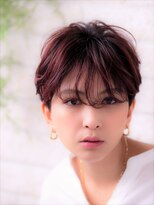 ソア 武蔵小杉(SOAR)&nbsp;グラデーションカラー＆小顔ダブルバングのワンサイドショート