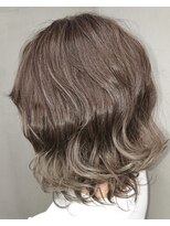 アンジェリカ 大和八木店(ANGELICA)&nbsp;切りっぱなしボブ、ミルクティーラテ、ミルクグレージュ