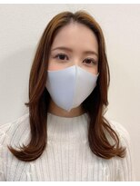 クアトロ グランシュ 川崎店(QUATRO × GranCieux)&nbsp;【QUATRO川崎】大人可愛い小顔　顔まわりレイヤカットー