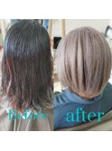 カット　カラー　ブリーチ
