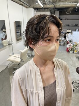 シアー(siar) パーマスタイル ポイントカラー