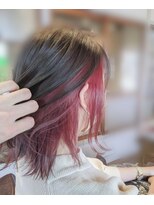 クリーム(CREAM) インナーカラー　ベリーピンク　ハイトーン