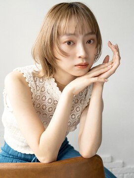 ヘアーガーデンニコモカ(Hair Garden NICOMOCA) かわいい外はねボブ