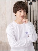 くせ毛風短髪パーマで動きを演出！フレッシュマッシュｆ名護大東