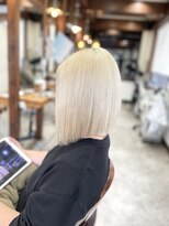 ヤソ(yaso)&nbsp;ホワイトブロンド　× ボブ