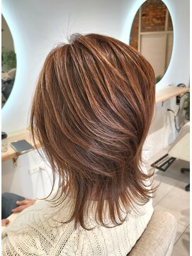 チェルシーヘアーデザイン(Chelsea hair design) 外ハネ|ウルフスタイル|外ハネミディアム|美容院