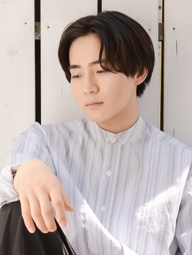 ロアー ヘアー リンク 葛西駅前店(RAWR hair link) 【RAWR】メンズ_ナチュラルセンターパート