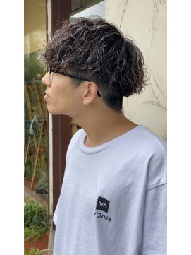 ヘアースペース サイ(Hair Space SAI) ハイライト波巻きパーマ