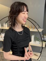 ジアン テラス(GIEN TERRASSE)&nbsp;ウルフボブ×ウェーブパーマ