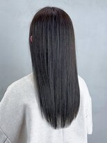 アイティーバイアルバム 下北沢店(IT by ALBUM)&nbsp;暗髪オリーブアッシュ_斜めバンググレージュカラー_ba440602