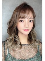 リークフー(Ree cu fuu)&nbsp;10代20代30代40代 前髪　グラーデーションカラー　藤沢