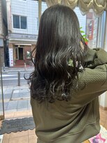 グリー ヘアプロデュース 千葉店(Gree hair produce) 【オリーブグレー】透け感/暗髪/アンニュイ/くすみ感/千葉/前髪